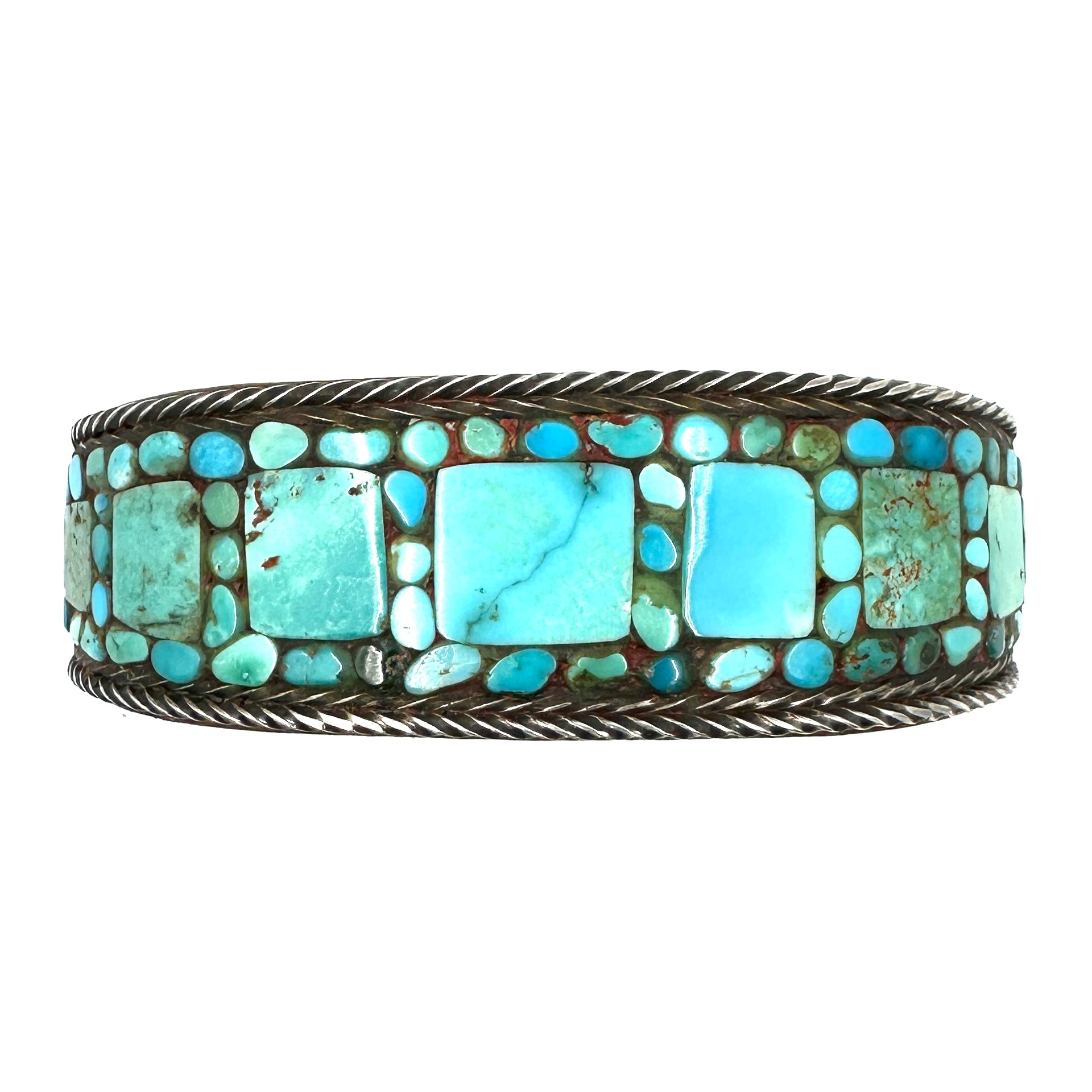 Charlie Favour Turquoise Inlay Cuff