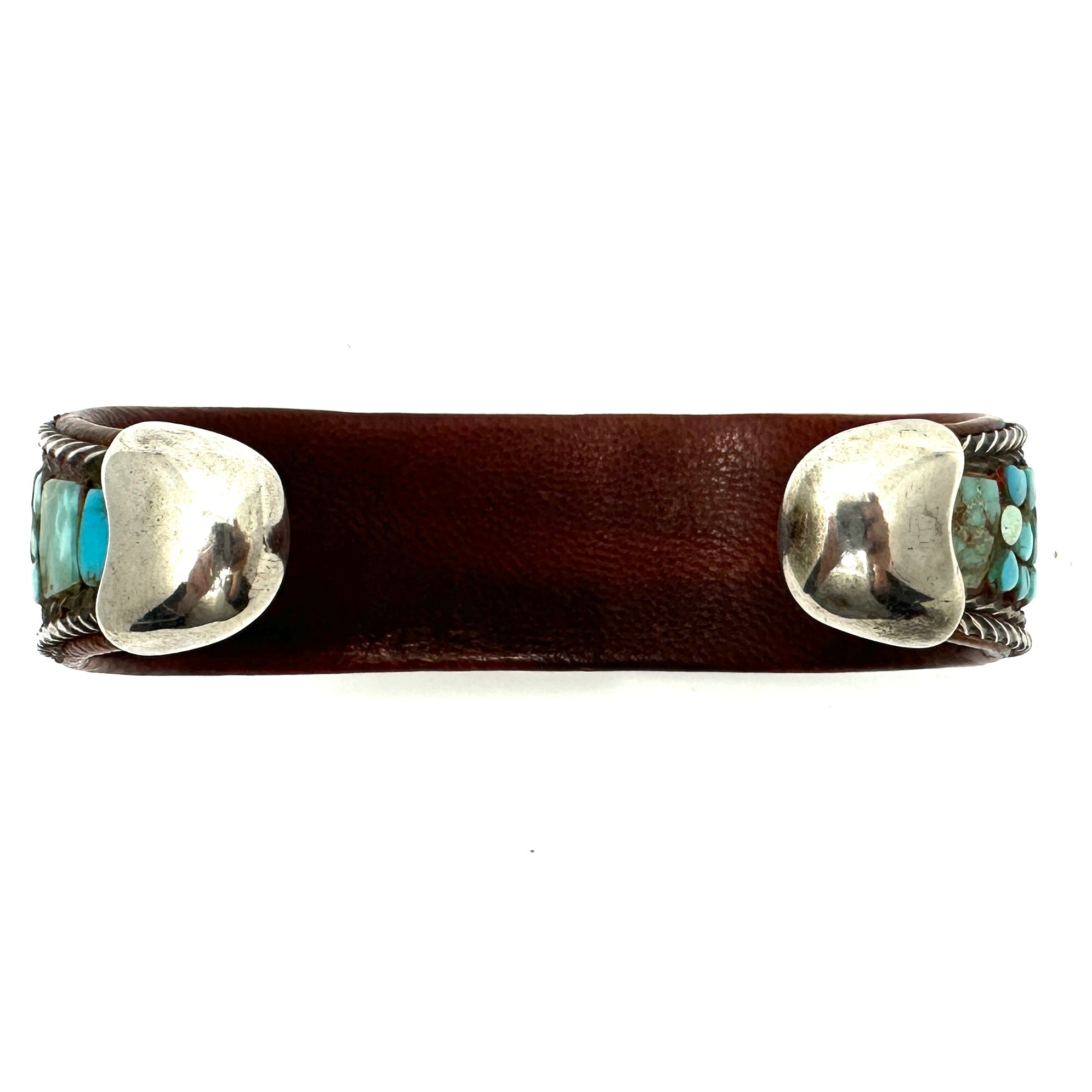 Charlie Favour Turquoise Inlay Cuff