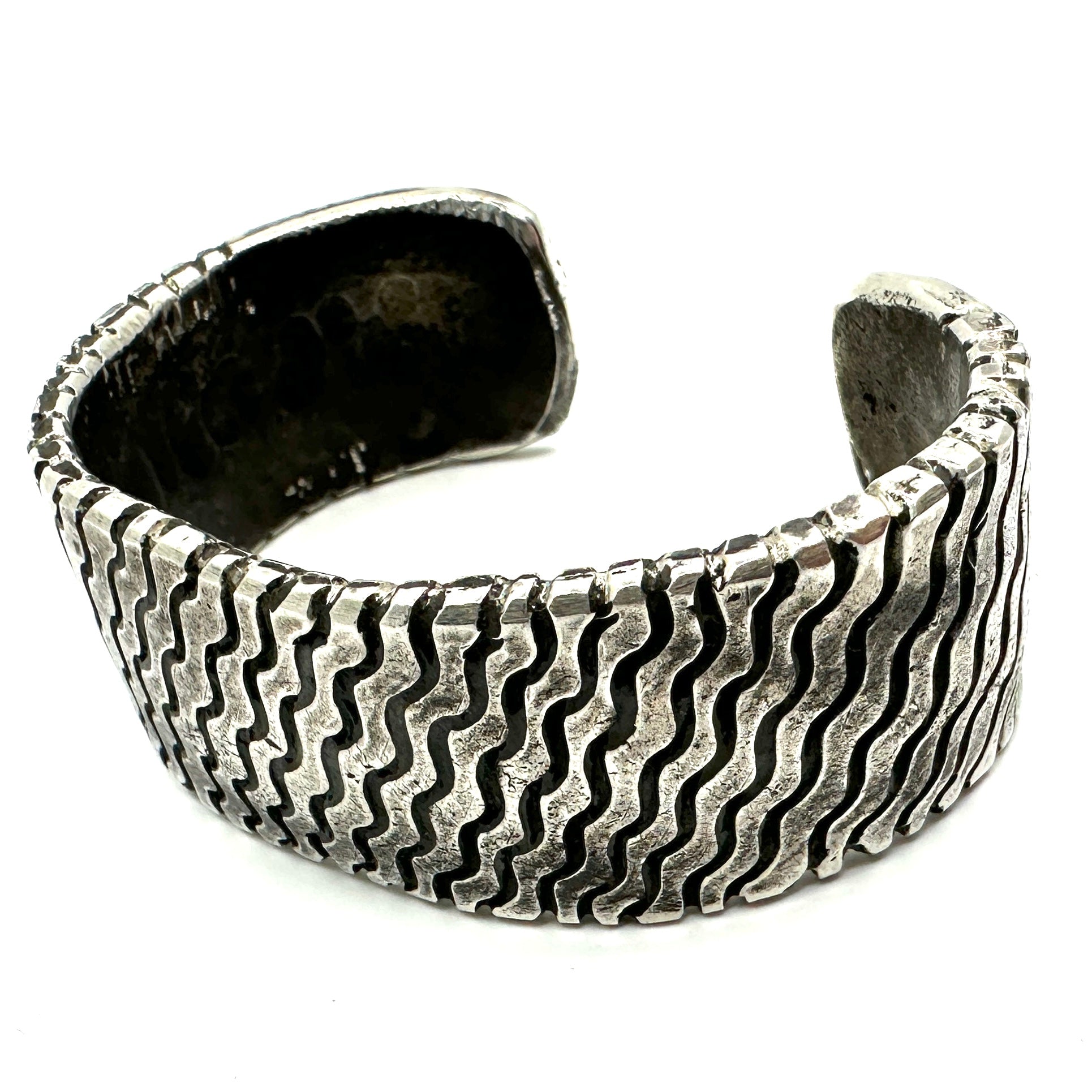 Jock Favour Eye Dazzler Coin Silver Cuff