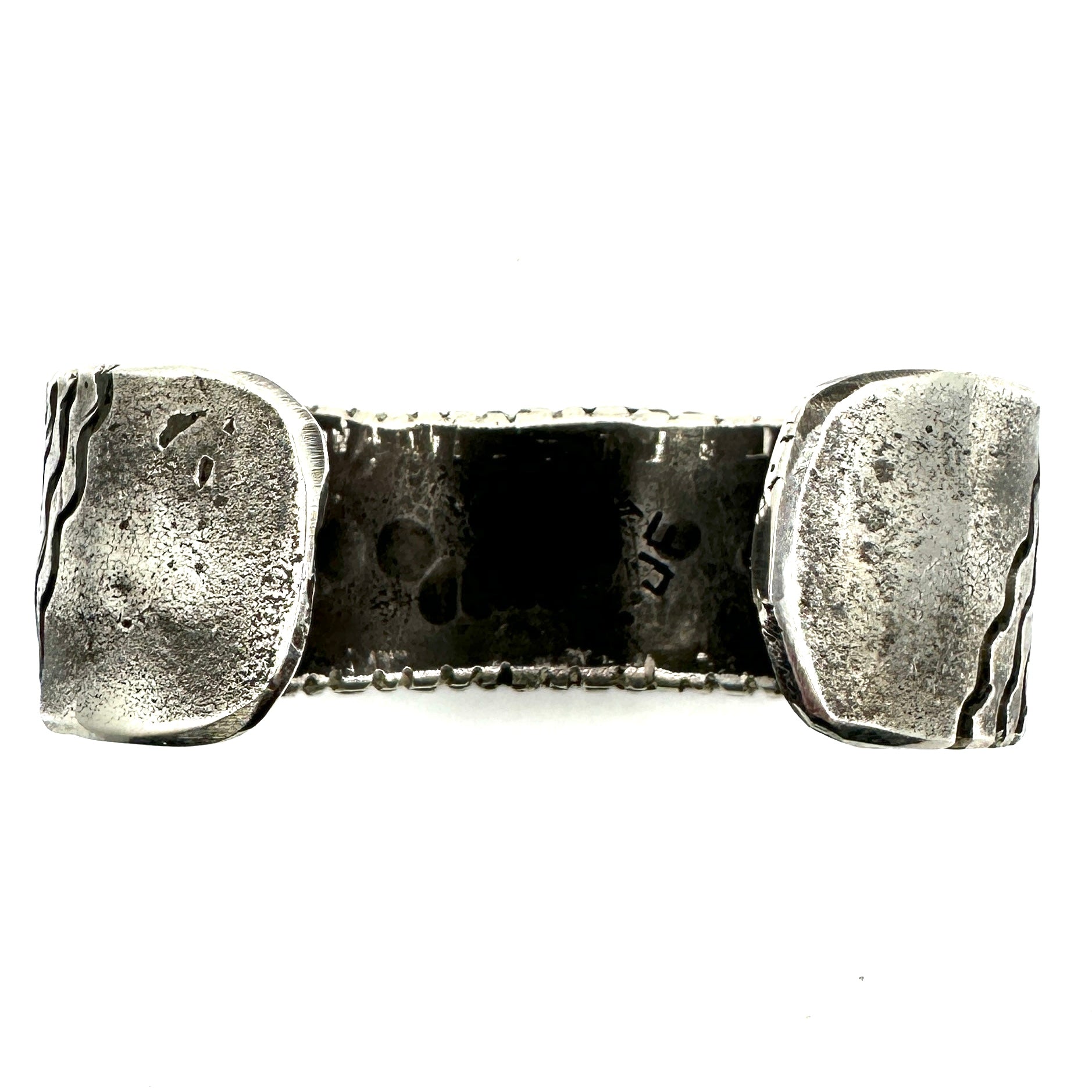 Jock Favour Eye Dazzler Coin Silver Cuff