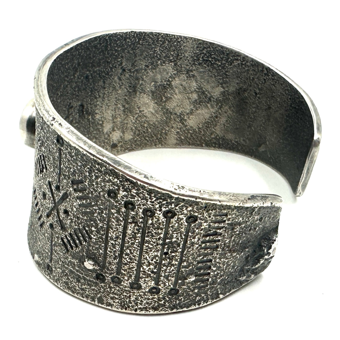 Tracey Belt Tufa Cast Cuff with Naco Turquoise