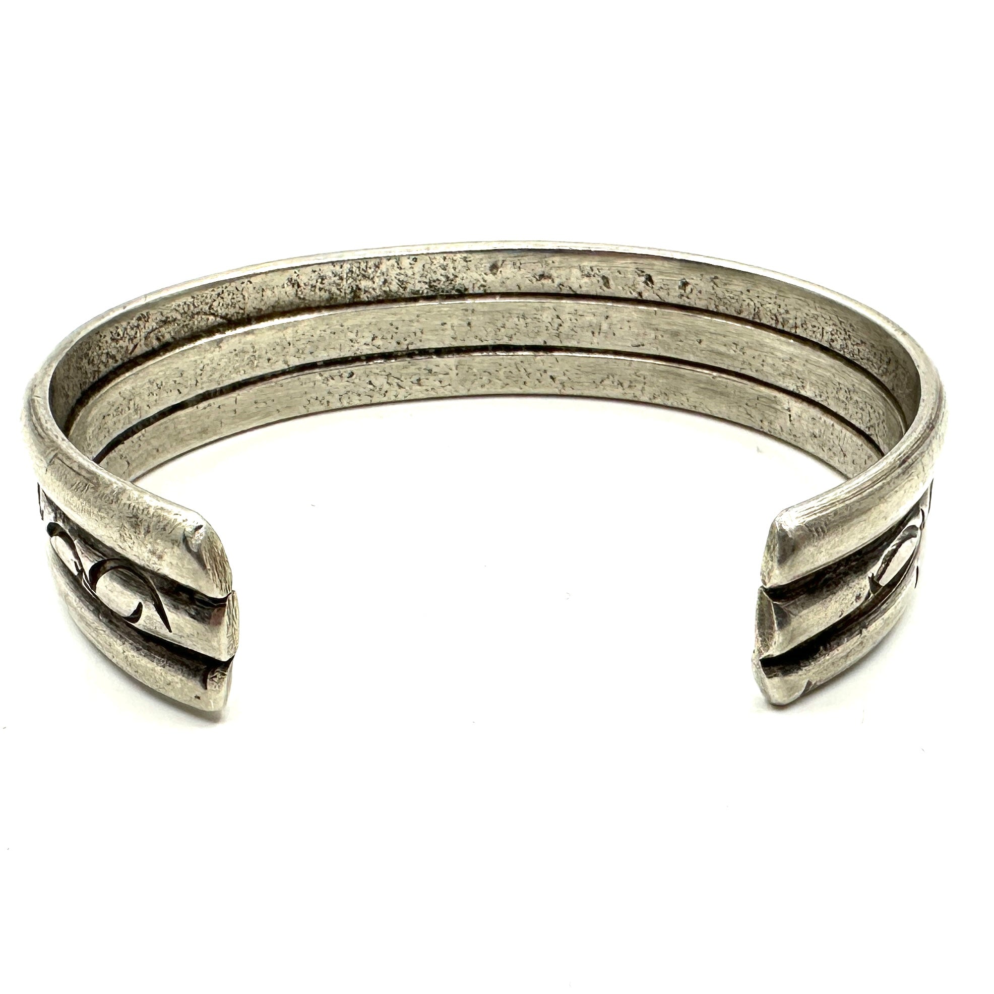 Vintage Ingot Wire Stamped Cuff