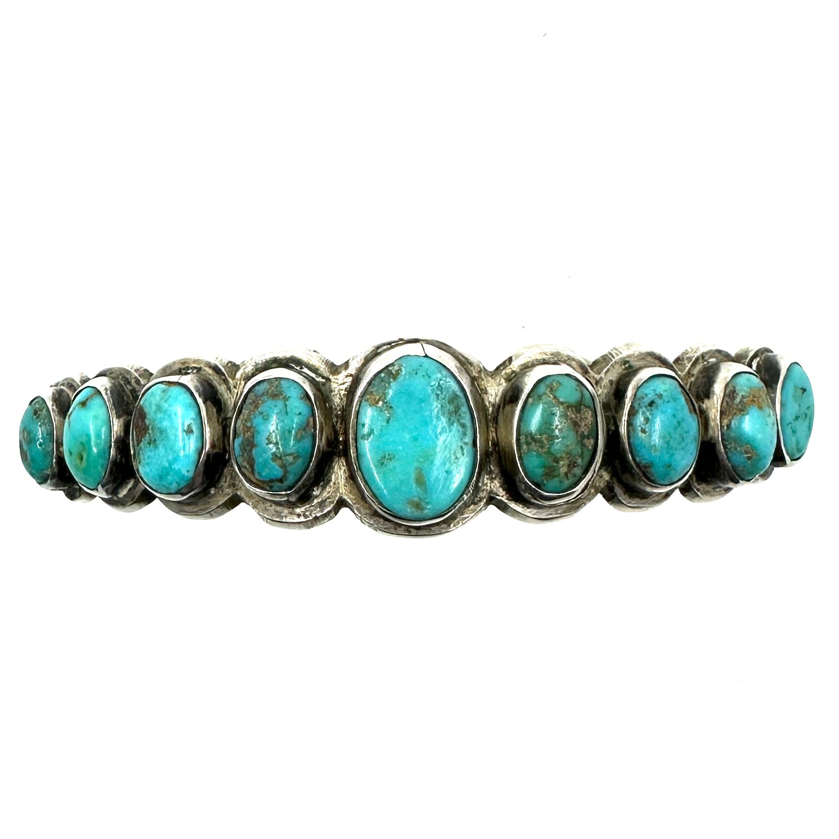 Vintage Navajo Ingot Row Bracelet