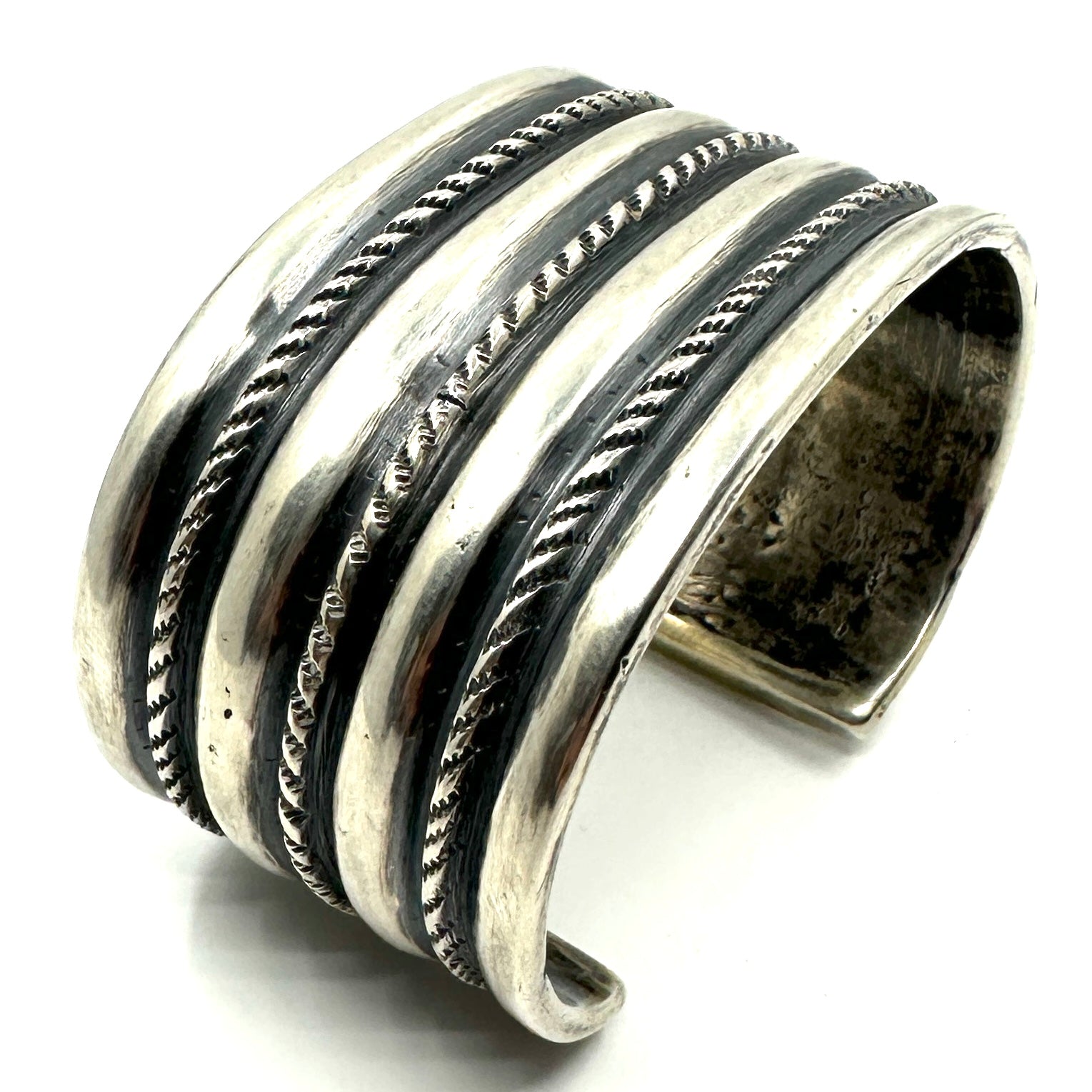 Vintage Heavy Three Rope Bracelet