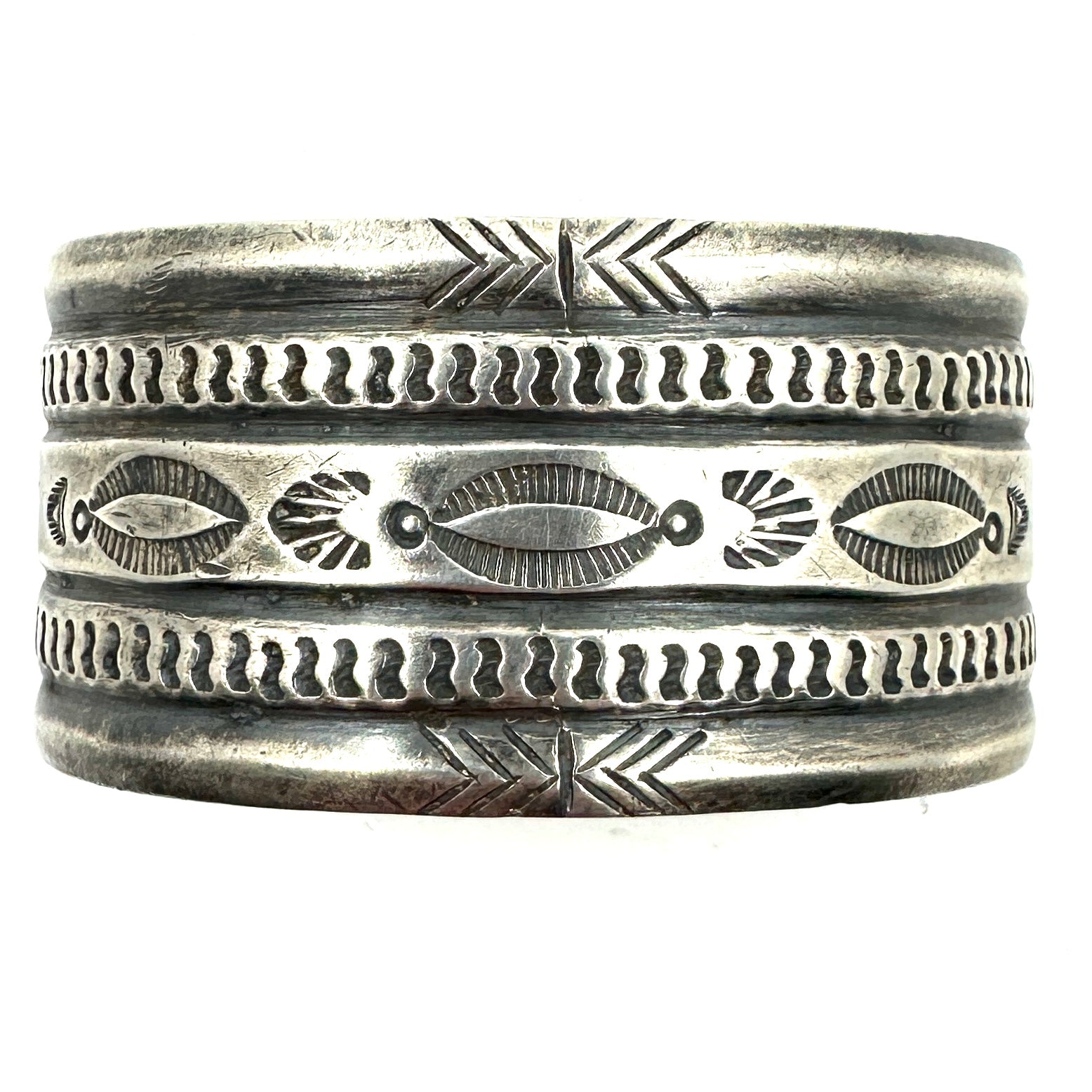 Delicate Vintage Stamped Cuff