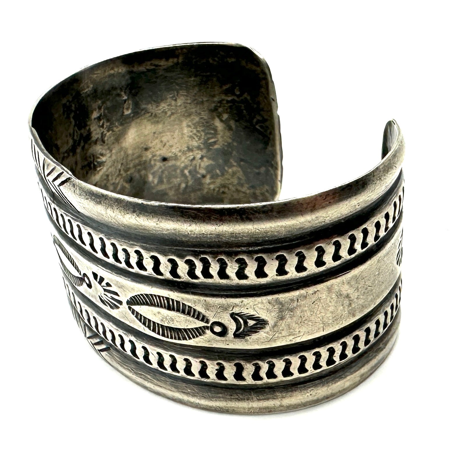 Delicate Vintage Stamped Cuff