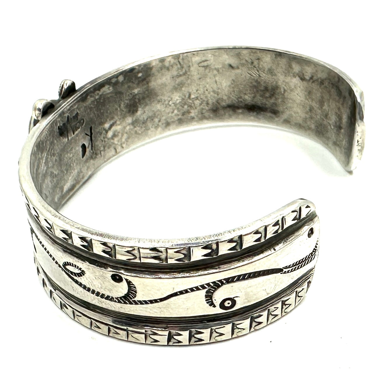 Kaiden Conde Coin Silver 2 Rope Bracelet with Cheyenne Turquoise
