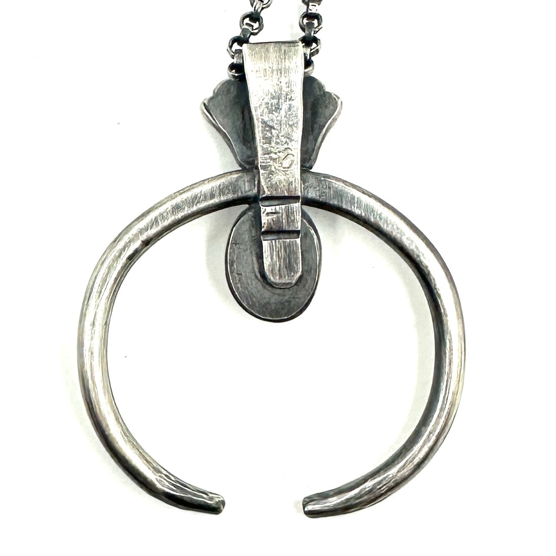 Tracey Belt Naja Pendant with Cripple Creek Turquoise