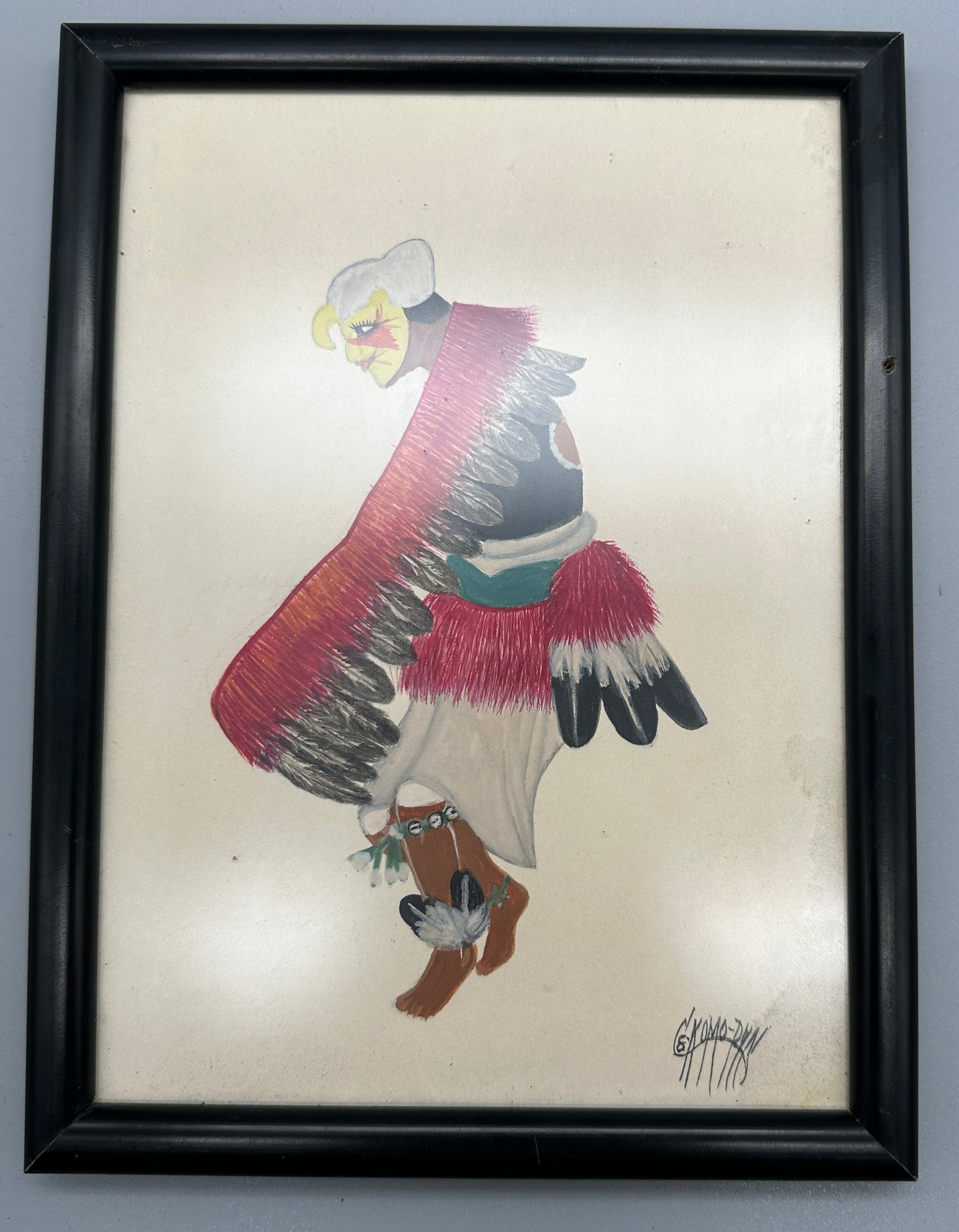 Vintage Eagle Dancer Painting