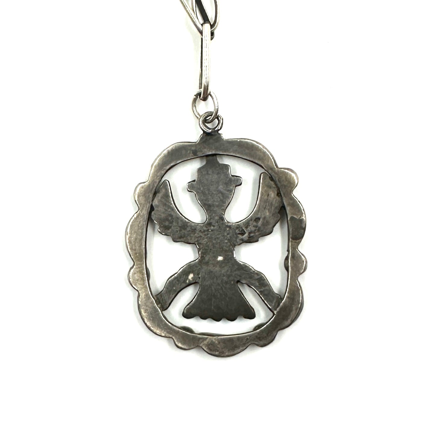 Vintage Knifewing Pendant on Handmade Chain