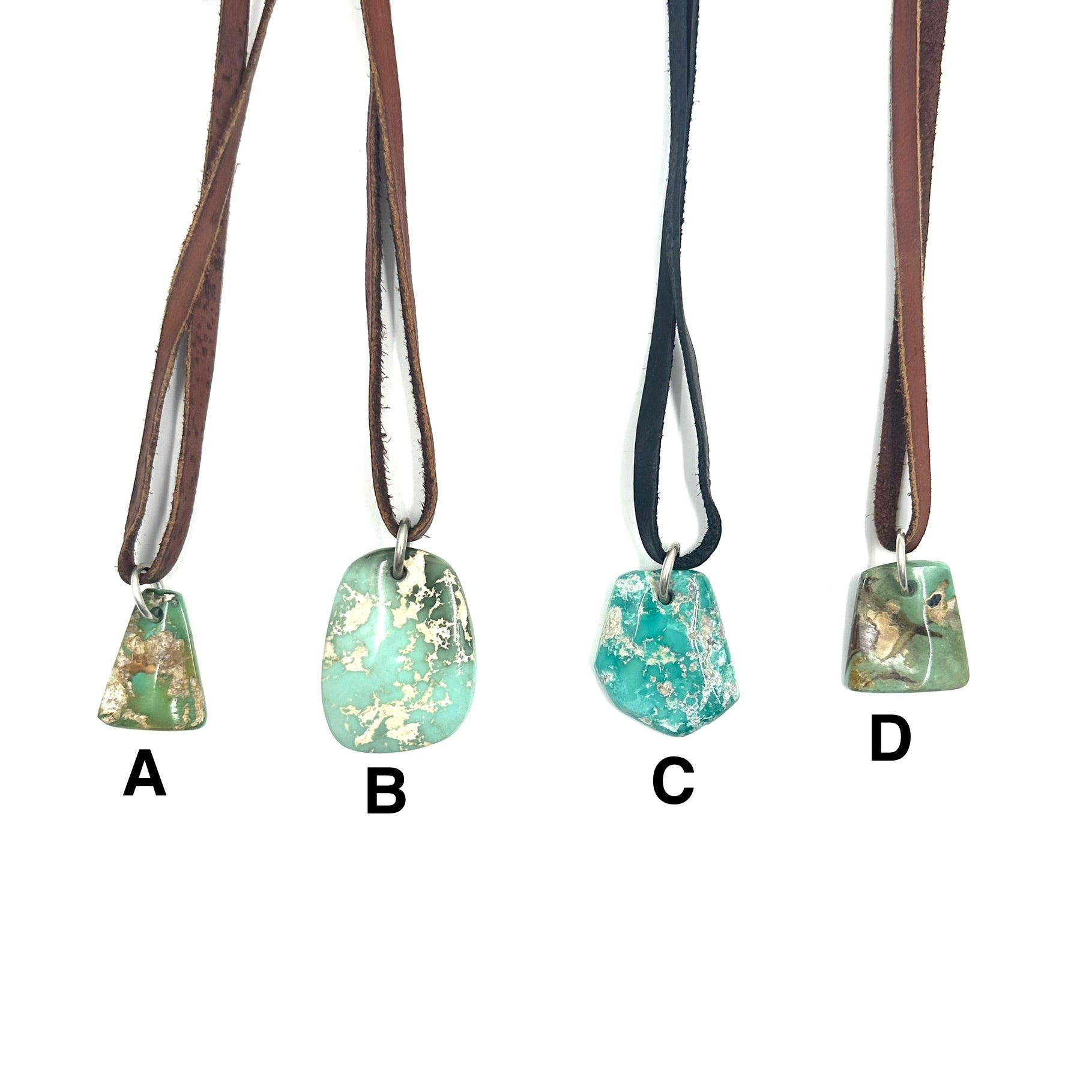 Large Turquoise Tab Necklace