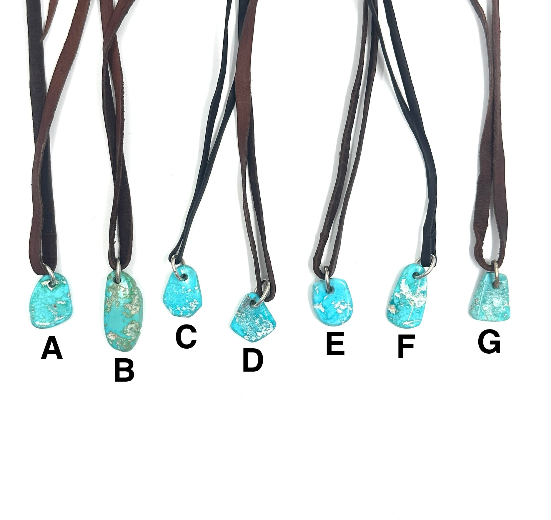 Medium Turquoise Tab Necklace
