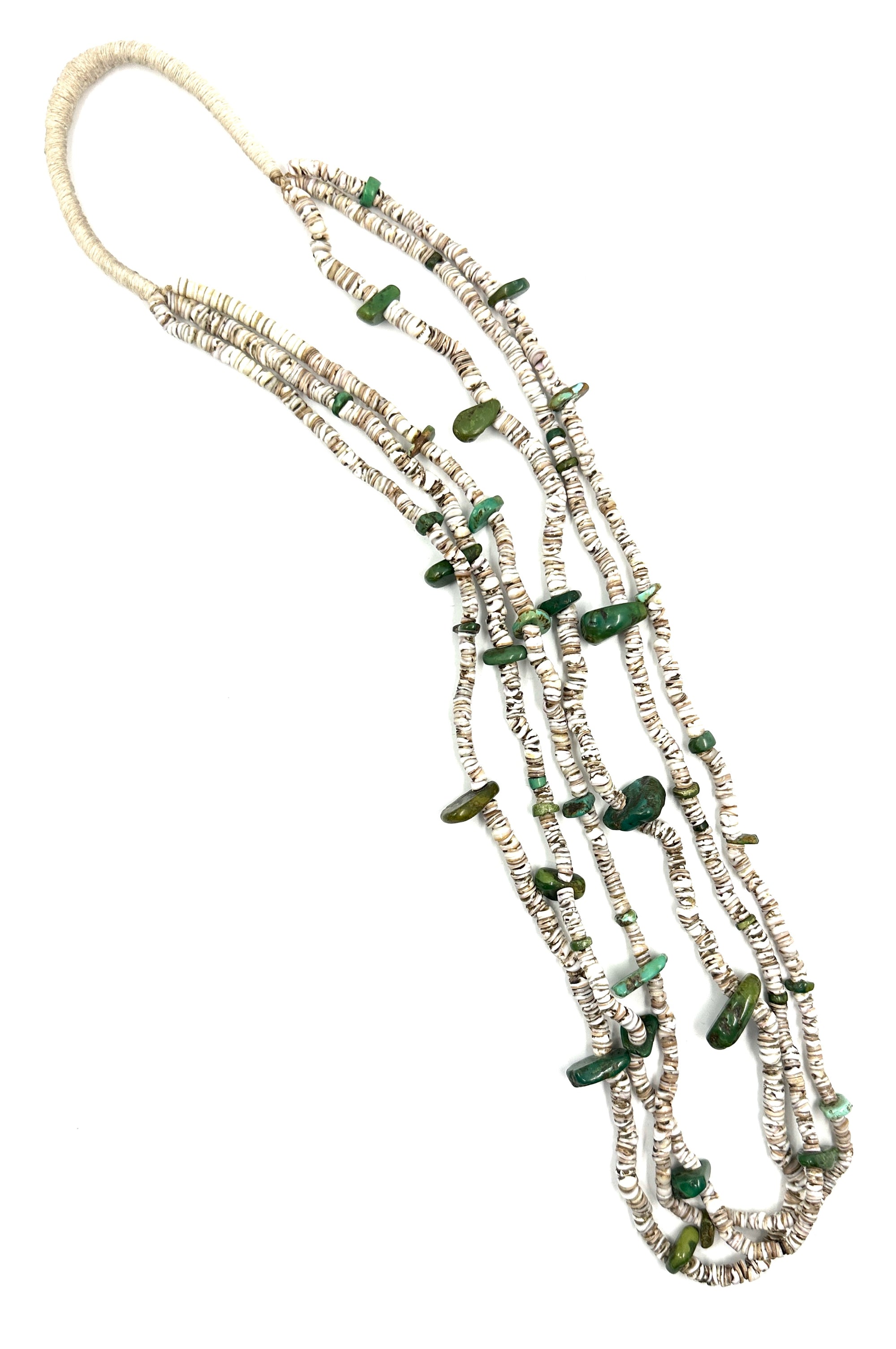 Vintage Santa Domingo Heishi Shell Necklace