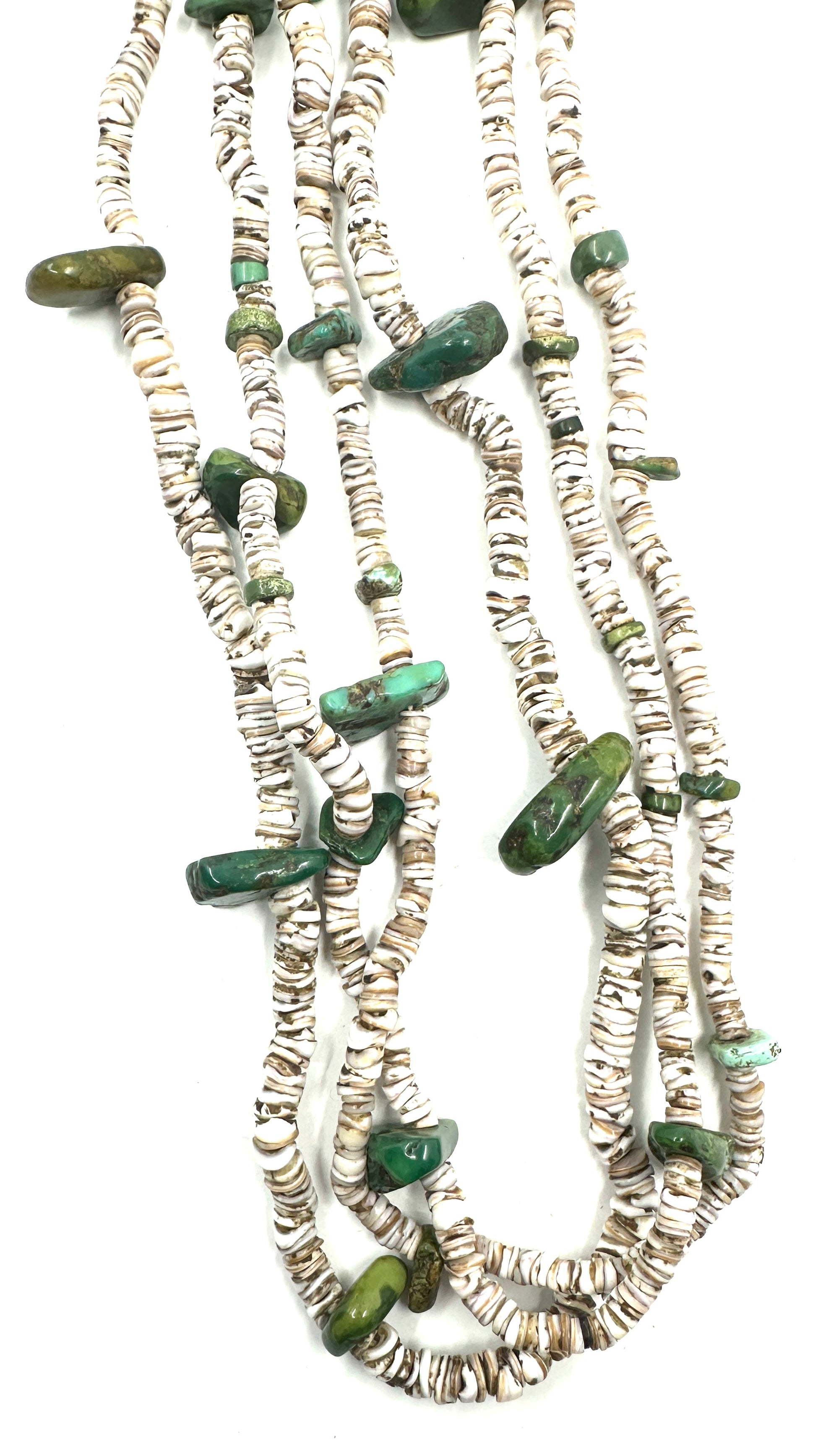 Vintage Santa Domingo Heishi Shell Necklace