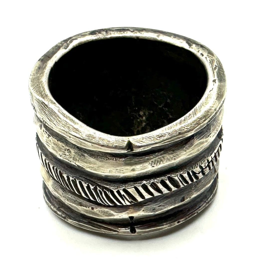 Jock Favour Heavy Large Brutalist Ring