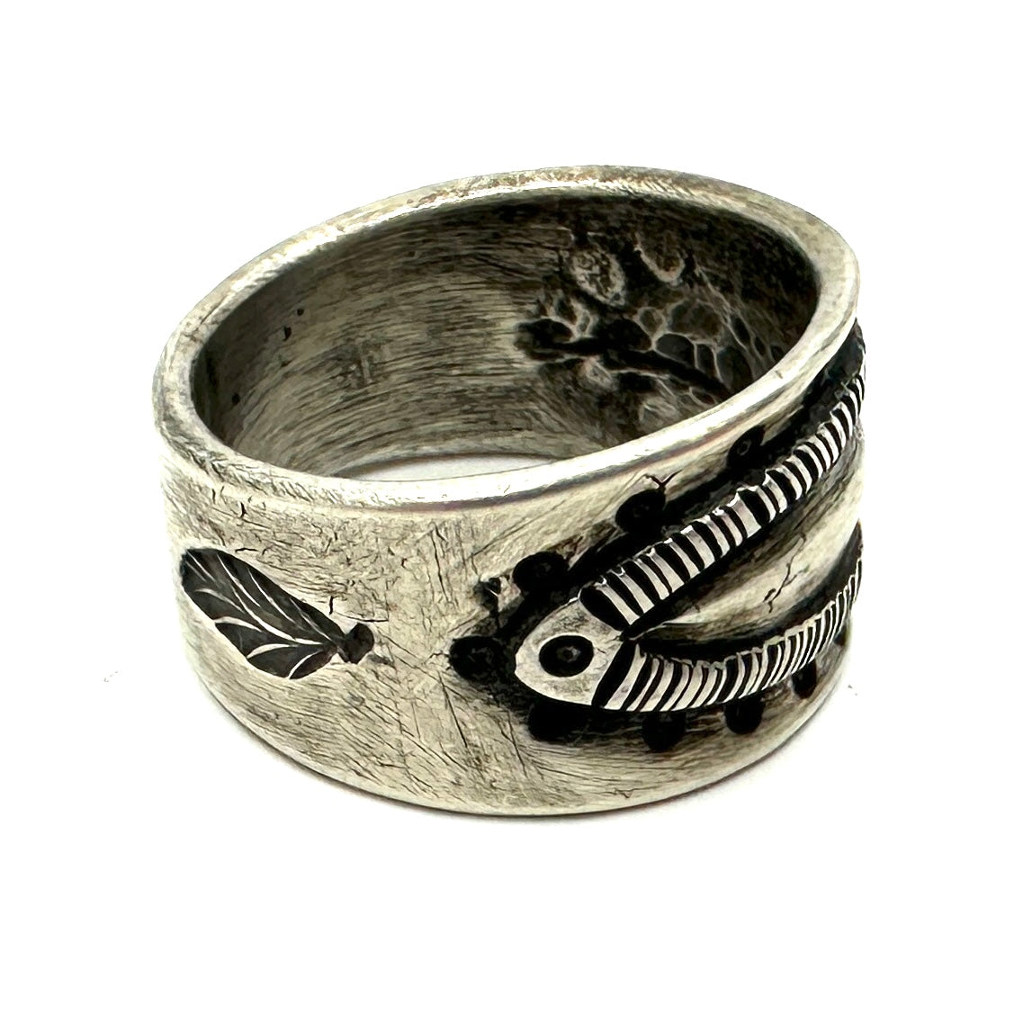 Silver Repoussé Ring by Joe O'Neill (Falcon Trading Company)