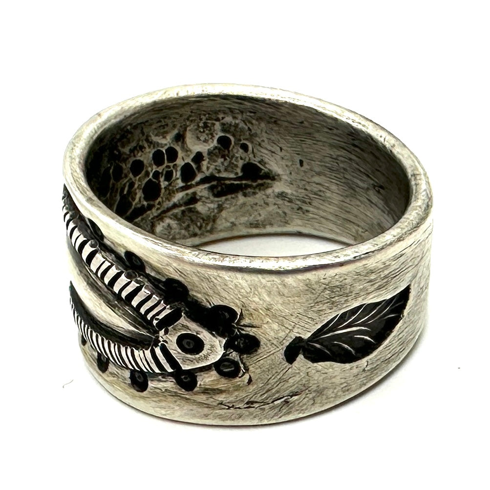 Silver Repoussé Ring by Joe O'Neill (Falcon Trading Company)