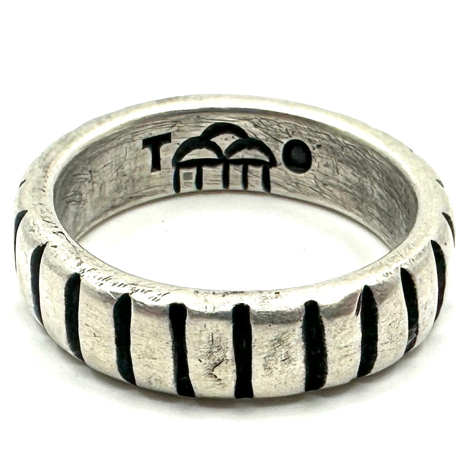Troy Oviedo Coin Silver Stacker Ring