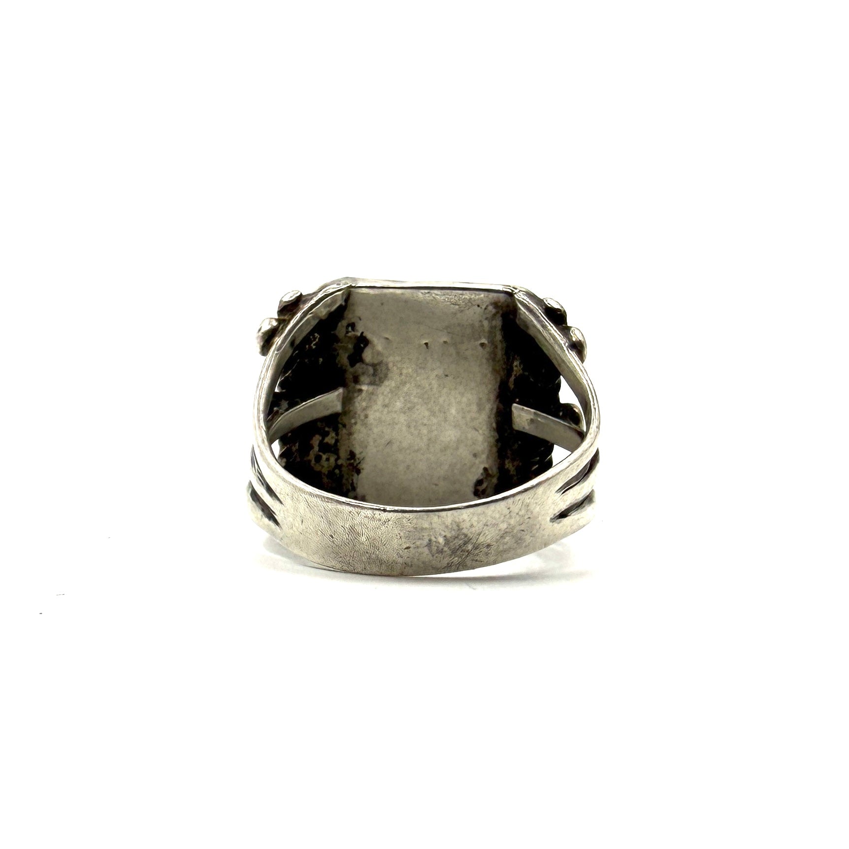 Vintage Split Shank Ring with #8 Turquoise