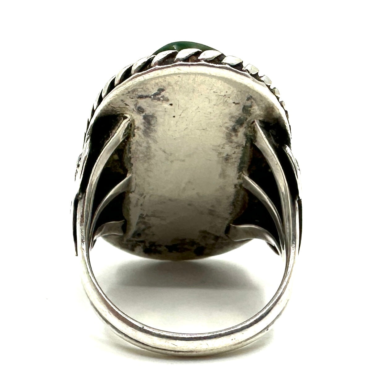 Vintage Leekya Deyuse Silver Ring with Snake Carving