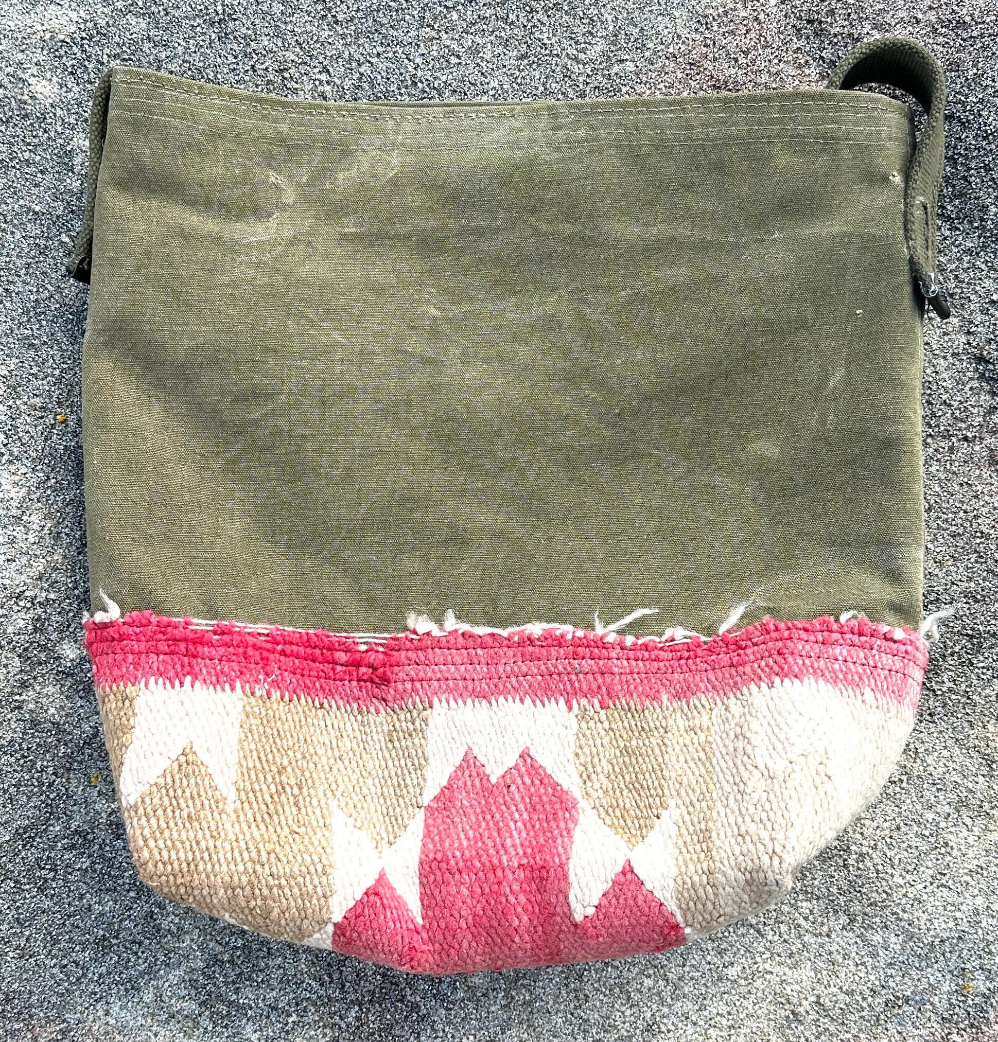 Pam Robbins Rug and Duffle Purse