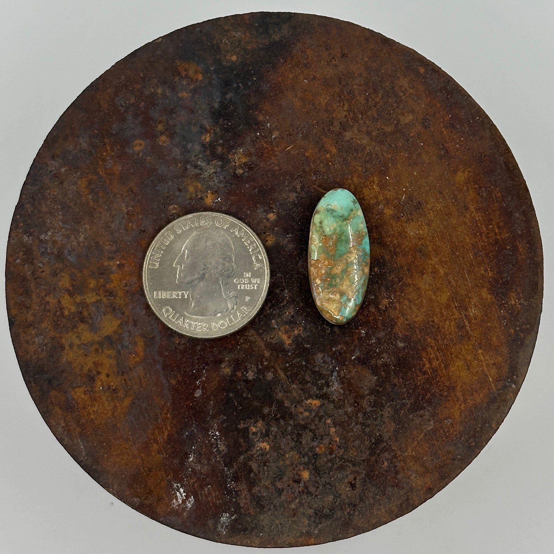 Poquito Ridge Turquoise Cab Lot 68