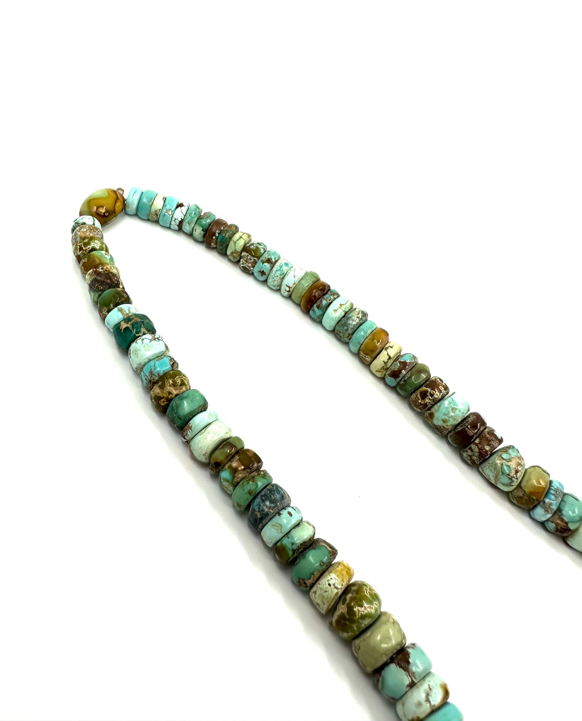 Michael Grant Cheyenne Turquoise Rondelle Bead Necklace