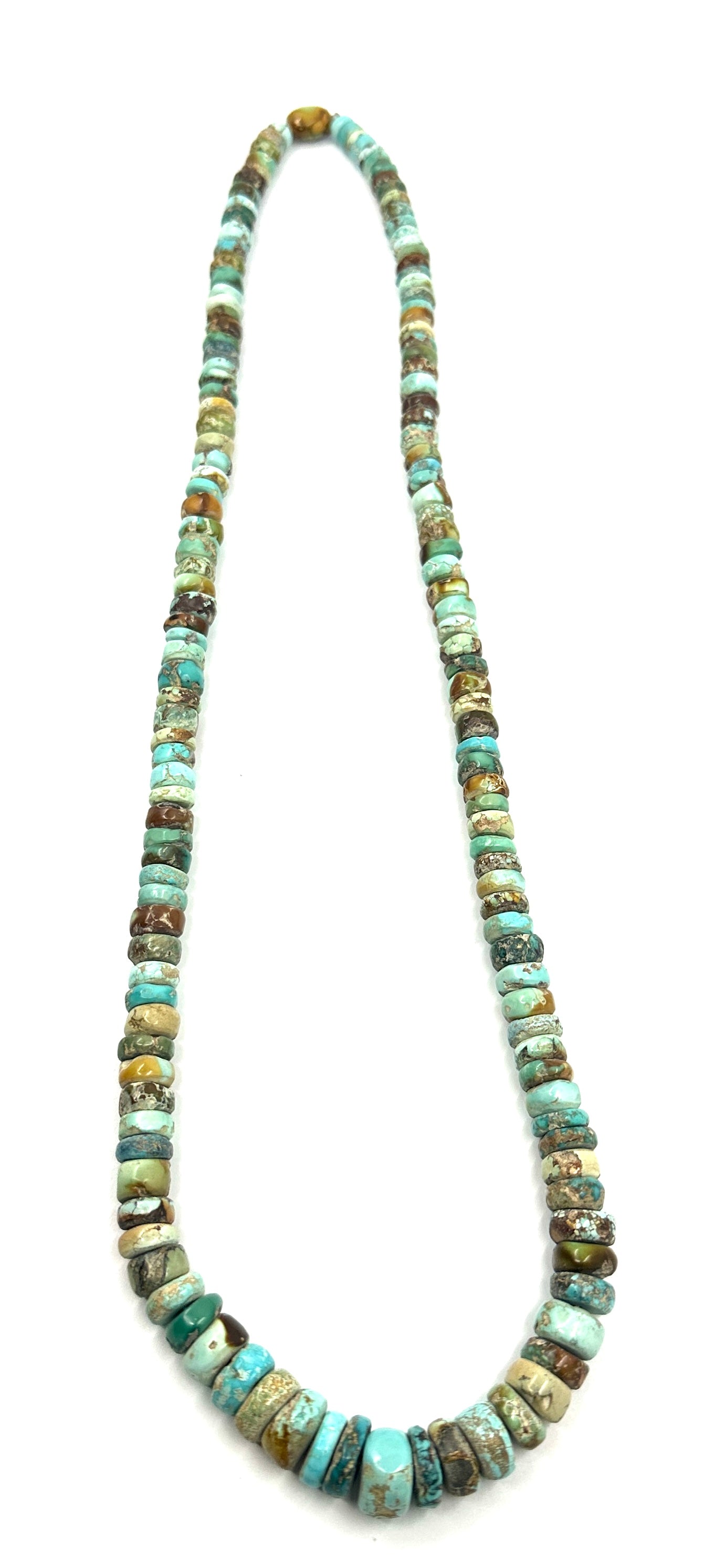 Michael Grant Cheyenne Turquoise Rondelle Bead Necklace