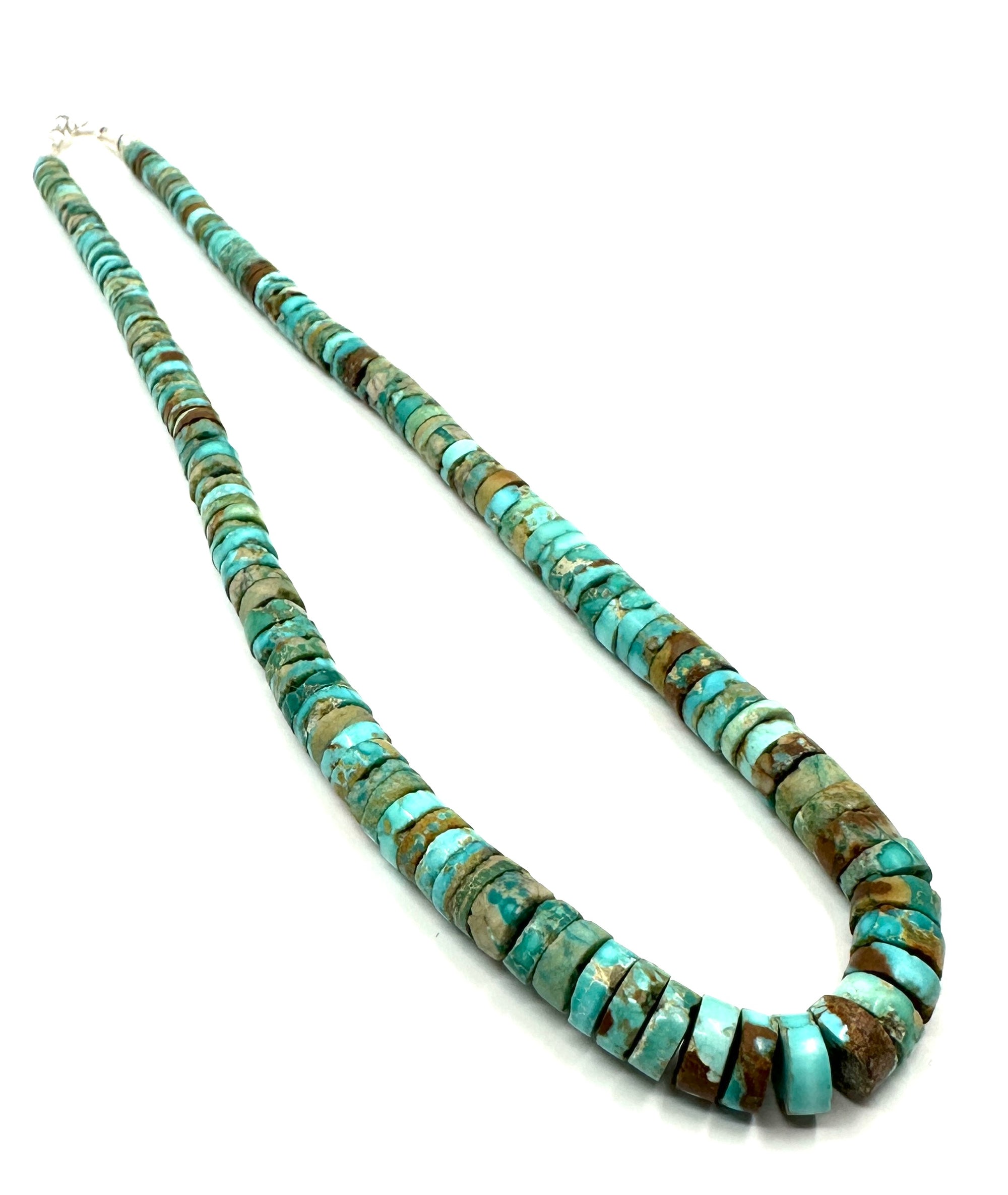 Ray Lovato Battle Mountain Turquoise Heishi Necklace